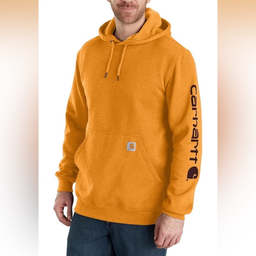 NWOT Carhartt Men’s Iconic K288 Logo Sweatshirt (Medium, Loose Fit)